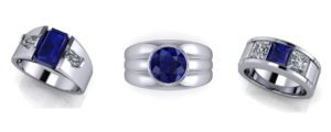 Men's Sapphire Ring