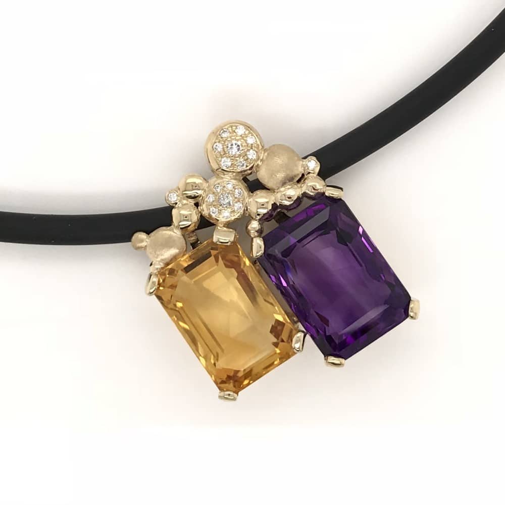 Amazon.com: Gem Stone King 925 Sterling Silver Purple Amethyst and Red  Garnet 4 Heart Shape Gemstone February Birthstone Pendant Necklace For  Women (3.28 Cttw, 6MM Heart, with 18 Inch Silver Chain) :