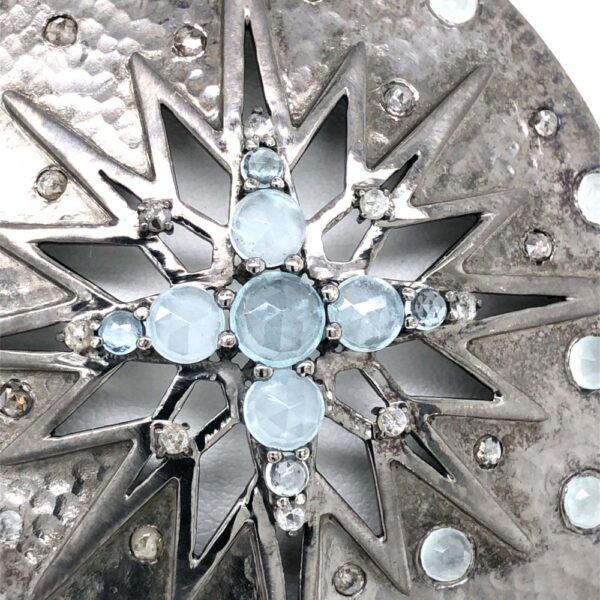 Sterling Silver Aquamarine Pendant